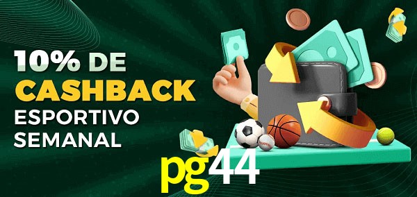 10% de bônus de cashback na pg44